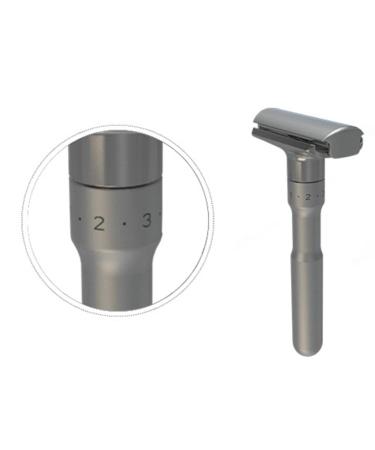 Folpus Zinc Alloy Handle Double Edge Safety Razor - Premium Quality Shaving with 5 Extra Blades - International Shipping Available - Buy Online on SooperMarket.com
