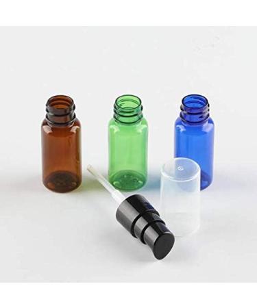 12Pcs 10ml/0.34oz Brown Lotion Pump Bottle with Black Press Pump Head Empty Refillable Makeup Cosmetic Toiletries Liquid Container Dispenser for Emulsion Body Wash Shampoo - Buy Online on SooperMarket.com