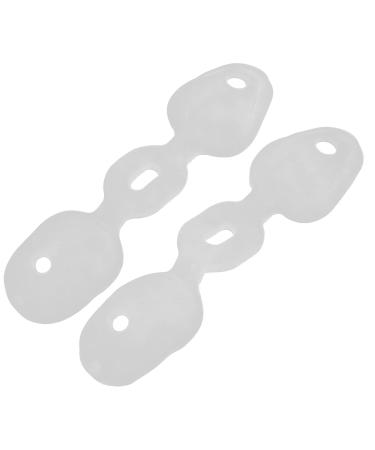 Silicone Toe Separator 1 Pair for Toe Straightening and Bunion Relief - Toe Correction Pads for Yoga and Correct Toes - Hammer Toe Corrector for Women and Men - Buy Online on SooperMarket.com
