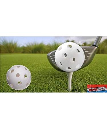 Wiffle Plastic Perforated Golf Balls 36 Pack - Durable Practice Balls for Golfers - Buy Online on SooperMarket.com