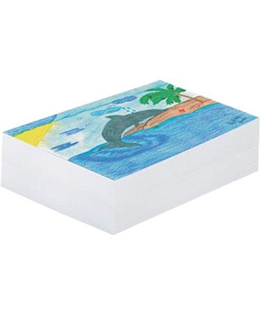 Pacon PAC3407 Newsprint Paper Ream, 9" x 12", White, 500 Sheets