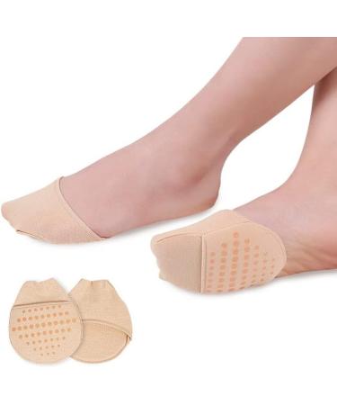 2 Pairs High Heel Silicone Shoe Cushion Pads for Forefoot Pain Relief - Women's Pedicure Socks for Calluses and Corns - Buy Online on SooperMarket.com