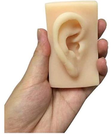 Silicone Ear Template - 1 Pair Silicone Ear Acupuncture Practical Model - Earmold Artificial Ear Simulation for Acupuncture Studs Earring Earlier - Buy Online on SooperMarket.com