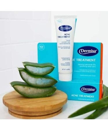 Dermisa Acne Treatment Kit - 5% Benzoyl Peroxide Cream & Sulfur Bar for Face and Body | Acne Spot Treatment for Blemish Prone Skin - Buy Online on SooperMarket.com