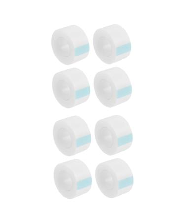 FRCOLOR 8 Rolls White Sticky Tape Clear Tape White Gaffer Tape Body Dressing Tape Instant Eyelid Lifter Invisible Double Eyelid Body Tape Clear Duct Tape Girl Beauty Stickers Medical or