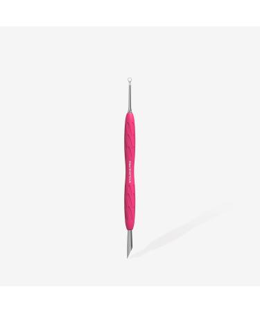 STALEKS PRO Cuticle Pusher - Rubber Silicone Handle & Stainless Steel | Natury Nails UNIQ 11/2 - International Shipping Available - Buy Online on SooperMarket.com