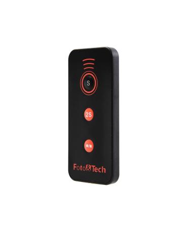 Foto&Tech IR Wireless Remote Control Compatible with Sony A7R IV III II,A7III A9 A7 II A7 A7R A7S A6600 A6500 A6400 A6300 A6000 A55 A65 A77 A99 A900 A700 A580 A560 A550 A500 NEX-7 NEX-6 NEX5T NEX-5R 1 PC Black