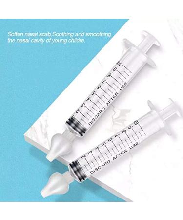 Lodokdre Infant Nasal Aspirator Cleaner Set - 4Pcs Baby Nose Clean Needle with 10ML Rhinitis Nasal Washer - Buy Online on SooperMarket.com