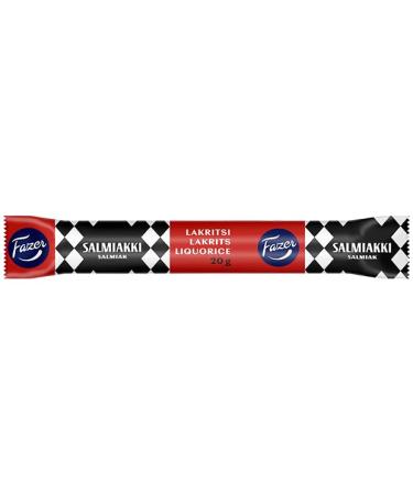 Fazer Fazer Salmiakki Liquorice bar of 20g 0.7 oz