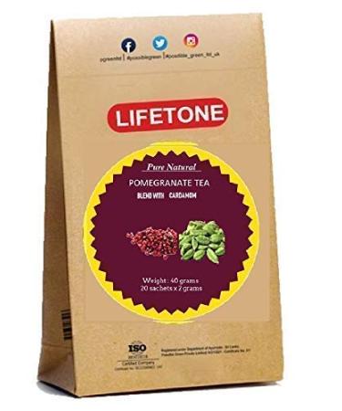 Pomegranate Tea | Pomegranate with a hint of Cardamom | 20 Teabags