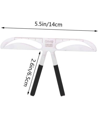 Angoily Eyebrow Shaper Kit for Women Eyes Eyebrow Ruler Stencil Template Eyebrow Trimming Balance Ruler - Buy Online on SooperMarket.com