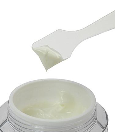 White Large Cosmetic Spatula - 13 cm | Kosmetex 5 Pack | Ideal for Skincare & Beauty - Buy Online on SooperMarket.com
