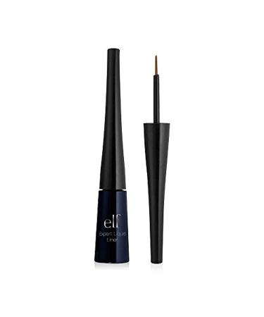 e.l.f. Liquid Eyeliner  High-pigment Liquid Eyeliner With Extra-Fine Brush Tip  Easy Glide Smudge-proof Formula  Midnight Midnight 1 Count (Pack of 1)