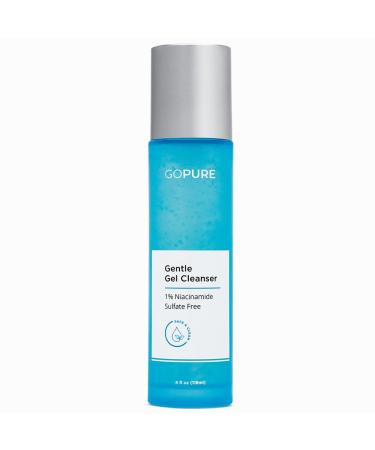 goPure Gentle Gel Cleanser - Visibly Brightens the Look of Skin Gently Cleanses and Clarifies the Appearance Sulfate-Free Vitamin C Cleanser Great for All Skin Types - 4 oz. New Formula Cleanser