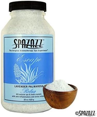 Spazazz 7376C Lavender Palmarosa Spa and Bath Crystals 1.37 lb - Relaxation and Aromatherapy - Buy Online on SooperMarket.com