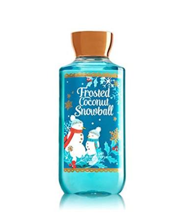 Bath and Body Works Frosted Coconut Snowball Shower Gel Body Wash 10 Ounce Full Size
