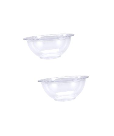 Didiseaon 2 Pcs Lace Washbasin Bathroom Face Basin Cleaning Basin for Home Washing Basin for Face Home Face Basin Vegetable Wash Bowl Baby Wash Bowl Washing Dishes Tub Pp Portable Wash Basin 23x23cmx2pcs Transparentx2pcs