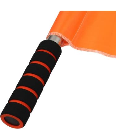 2PCS Football Referee Flags with Storage Bag - Waterproof Hand Flags for Soccer, Rugby, and Hockey Matches | 13.78x13.78inch - Buy Online on SooperMarket.com