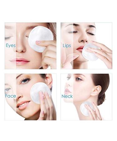 iCosow Reusable Makeup Remover Pads 15 Pcs | Organic Bamboo Cotton Rounds for Face | Wholesale Reusable Cotton Pads - White - Buy Online on SooperMarket.com