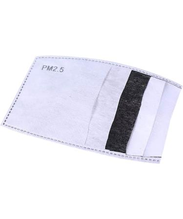 Buy 30 PM2.5 Face Mask Filters with Activated Charcoal - 5-Layer Activated Carbon Filters for Washable Masks - International Shipping Available - Buy Online on SooperMarket.com