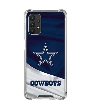 Skinit Clear Phone Case Compatible with Samsung Galaxy A32 5G - Officially Licensed NFL Dallas Cowboys Design