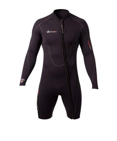 Henderson Men's Thermoprene Long Sleeve Front Zipper 3mm Shorty Large