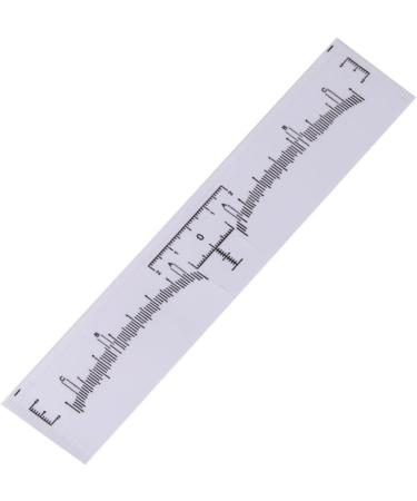 Angoily 100pcs Disposable Eyebrow Ruler Eyebrow Shaping Stencils Eyebrow Shaper Ruler Mini Caliper - Buy Online on SooperMarket.com