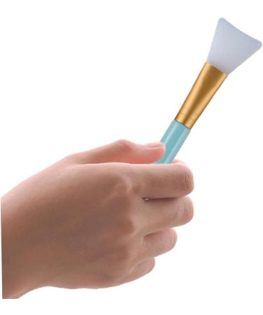 Silicone Facial Mask Brush Hairless Face Makeup Applicator Mud Mask Brush DIY Mask Cosmetic Brush Blue Facial Mask Brush Silicone Brush Makeup Applicator Mud Mask Brush Beauty Makeup Tool - Buy Online on SooperMarket.com