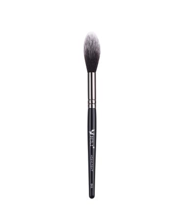 BEILI Tapered Highlighter Brush Makeup for Cheekbone Highlighting Bronzer Blush Contour Face Eyes Brows with Cream Powder Mineral Cosmetics Vegan Makeup Tool-Blending Contouring Face Brush 846