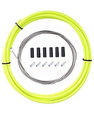 BlueSunshine Road Mountain Bike Bicycle Cycling Shifter Cable Housing Kit Set, Package Includes: 2 x 1.8m Shift Cables 1 x 3m Shift housing 8 x ferrules 12 x Cable end caps, Cable housing 4mm Green