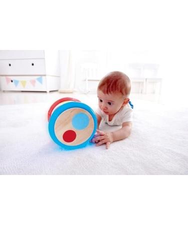 Shop Hape Baby Drum - Rolling Music Toy for Toddlers | Learn Rhythm & Sounds | Battery Operated | 6 Months+ - Buy Online on SooperMarket.com
