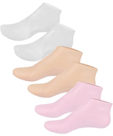 FOMIYES 6 Pairs Moisturizing Socks Hydrating Socks Moisturizing Lotion Feet Lotion Non Socks Aloe Socks Moisturizing Gel Socks Foot Care for Dry Cracked Feet Spa Socks for Women Foot Mask - Buy Online on SooperMarket.com