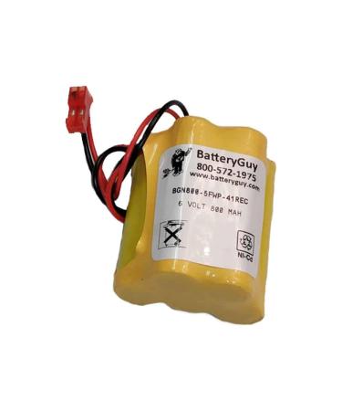 6V 900mAh Nickel Cadmium Battery - BGN800-5FWP-41REC (Rechargeable)