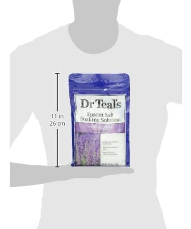 Dr. Teal's Lavender Scented Epsom Salt 48 oz - Relax & Rejuvenate with Advanced Formula - Buy Online on SooperMarket.com