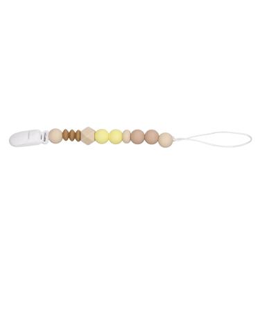 Pacifier Clip Safe Material Small Size Bead String Design Easy to Grab Gingival Pain Relief Baby Toy Bands for Teething Babies (Type 3)