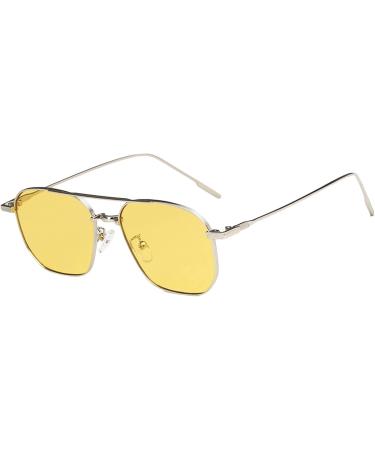 Buy Protective Blue Light Filter Glasses for Kids - Prescription-Free Gaming & Computer Glasses | Oval Design Z1103Z_1 - Yellow - Buy Online on SooperMarket.com