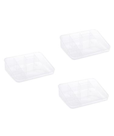 3pcs Box for Blusher Display Transparent Pressed Eye Desktop Lipsticks Storage Cosmetics Organizer As Shownx3pcs mediumx3pcs