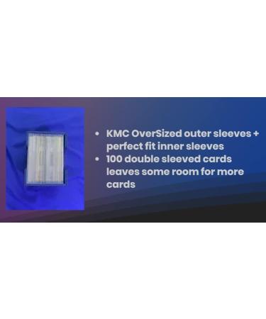 Sideloader 200 Premium Commander Deck Box - Holds 200+ Double Sleeved Cards - Blue Interior - Ideal for MTG, TCG, Pokemon - with Dice Tray - Buy Online on SooperMarket.com