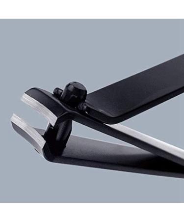 Kuuddker Black Nail Clippers Stainless Steel and Toenails Manicure Tool Flat Nose Nail Clippers S - Buy Online on SooperMarket.com