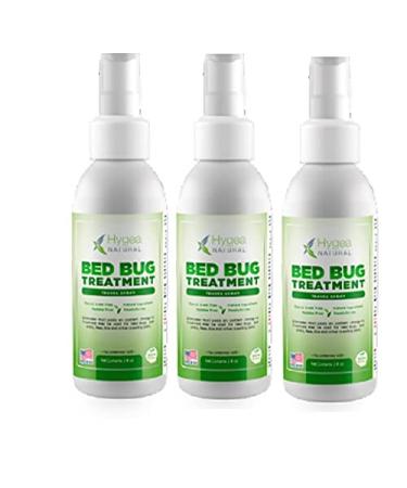 Hygea Natural Travel Exterminator Spray Non Toxic Treatment, Natural Bugs & Lice Eradicator, 3 oz, 3 Piece