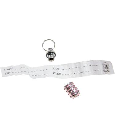 Shop Karlie Address Tube Rhinestone - Silver 15mm L 8mm Color Sorted | International Shipping Available - Buy Online on SooperMarket.com