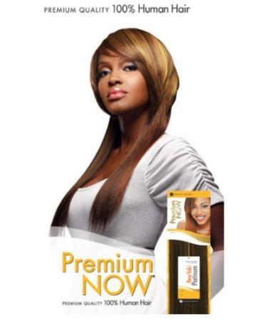 Sensationnel Premium Now 100% Human Hair New Yaky Platinum 12-#1(Jet Black) by Sensationnel