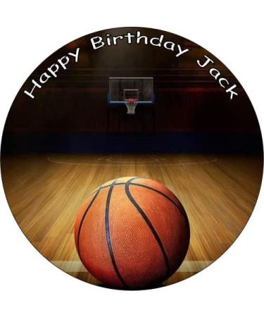 BASKETBALL NET 7.5 PREMIUM Edible ICING Cake Topper SPORT DECORATION D2