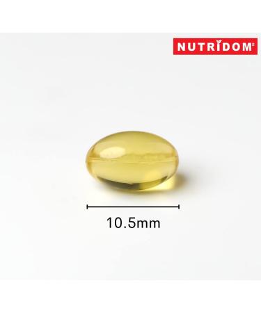 Nutridom Vitamin D3 with Coconut MCT Oil - 1 000IU (25mcg) per serving (500 Softgels) Supports Immune Fuction Muscle & Bone Health Non-GMO Gluten Free Made in Canada - Buy Online on SooperMarket.com