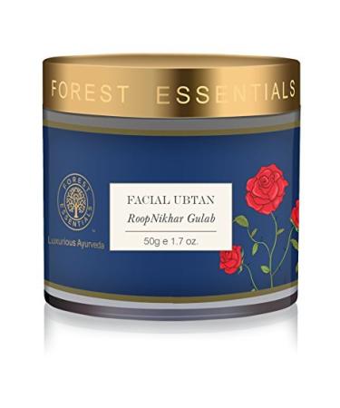 Forest Essentials Facial Ubtan Roop Nikhar & Gulab - 50g