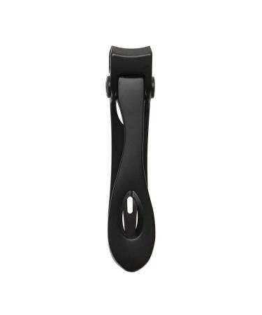MUNEFE Nail Trimmer Stainless Steel Nail Clippers Portable Nail Clippers Suitable for Nail Salon and PERSONALLY Use(black)