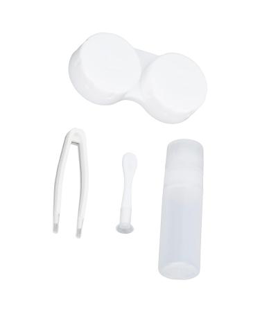 Biitfuu Contact Lens Case - Portable Cartoon Love Series for Office | Durable Plastic - Black Side Love - Buy Online on SooperMarket.com