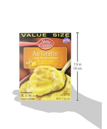 Betty Crocker Au Gratin Potatoes with Real Cheese 7.7 oz - Pack of 6 - Buy Online on SooperMarket.com