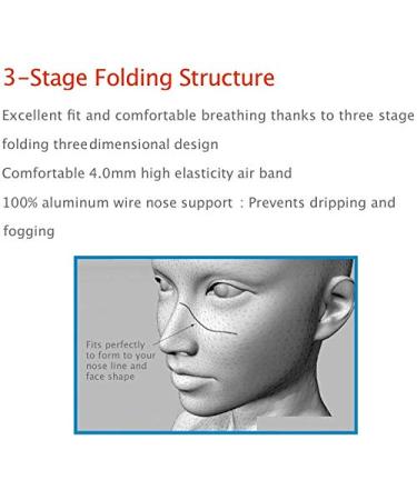 GOOD DAY Black KF94 Certified Dust Masks - 10 Pack for Adults | Single Use, Individual Packaging - Buy Online on SooperMarket.com