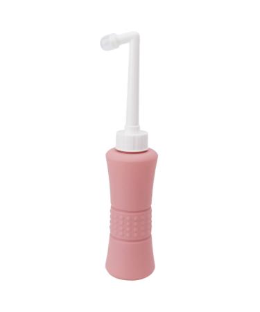Hiraith vaginal shower for women 500 ml anti-aging comfortable vaginal shower cleaner durable widespread reusable for recovery after birth (pink)